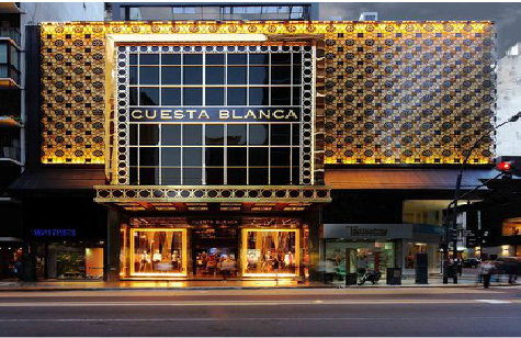 维西门头设计与商业空间的纽带。