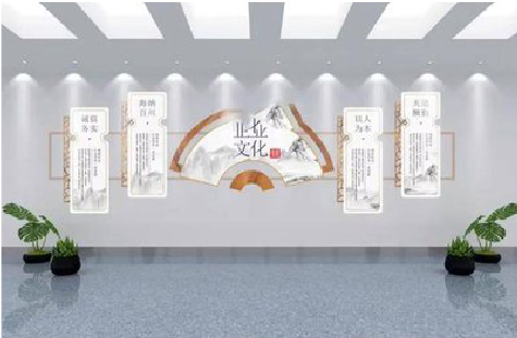 维西企业文化墙设计的核心要素。