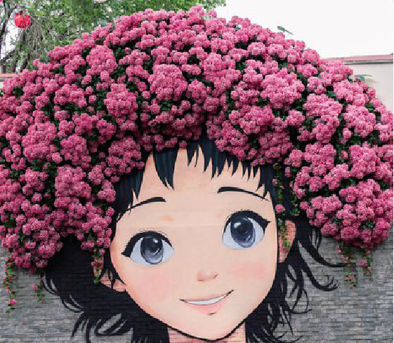 维西墙体彩绘-网红墙打卡