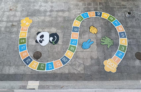 维西地面游戏彩绘