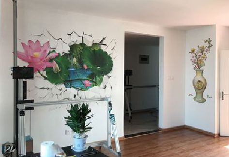 维西墙体彩绘相比墙纸的优势。