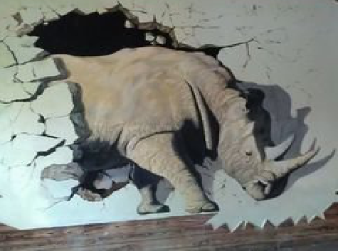 维西在墙绘中，如何绘制3D效果？