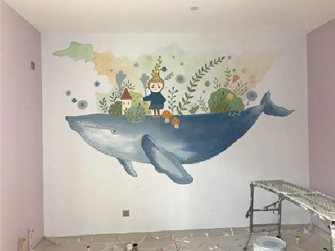 维西手绘墙的特点及优势。